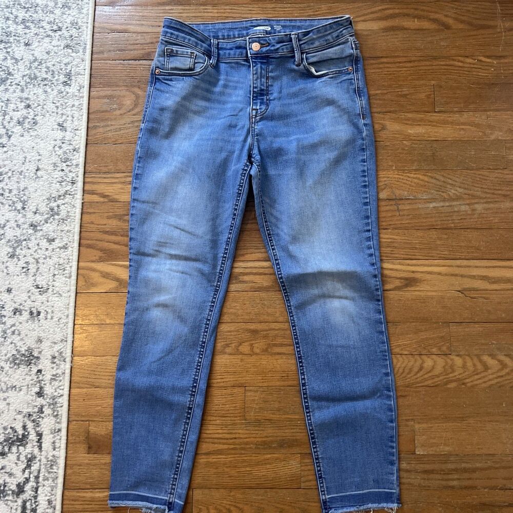 Women's Old Navy Rockstar Super Skinny Denim Jeans Sz 10 Ankle